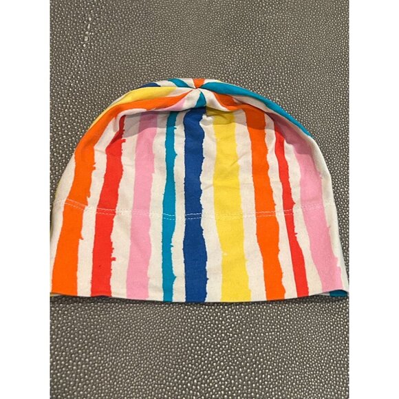 Noe & Zoe Berlin Rainbow Stripe Beanie 6/12 EUC - Picture 4 of 4